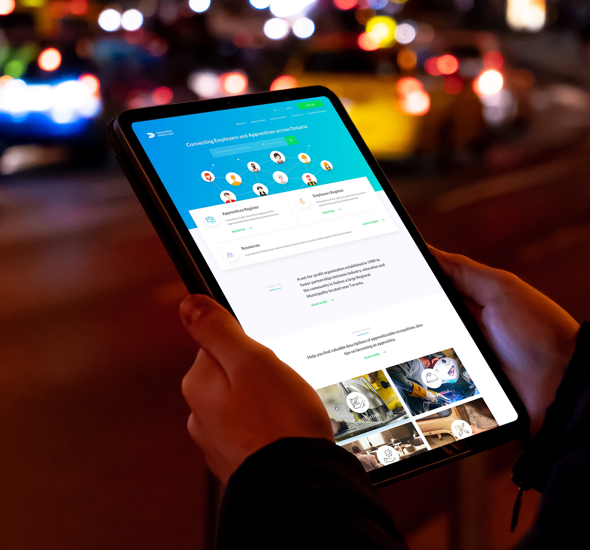 Apprentice Search Website by Fleava - Indonesia & Singapore Digital Agency