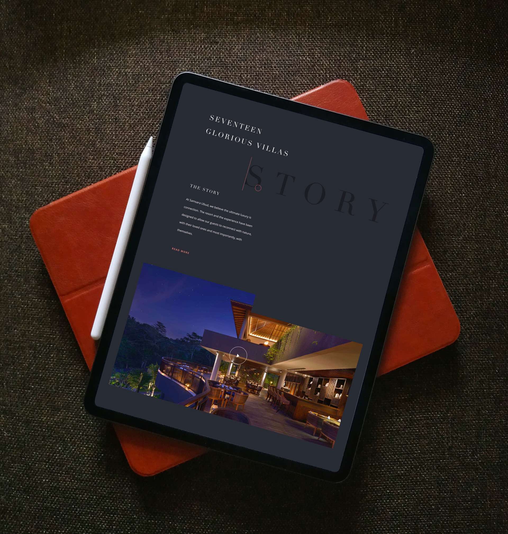 Samsara Resort Website by Fleava - Indonesia & Singapore Digital Agency